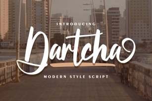 Dartcha | Modern Style Script Font Download