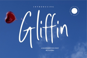 Gliffin | A Handwritten Font Font Download