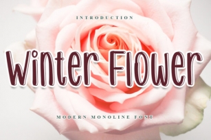 Winter Flower Font Download