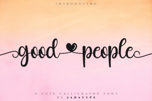 Good People Font Download