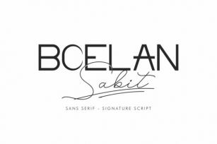 Boelan Sabit Font Download