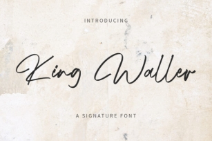 King Waller Font Download