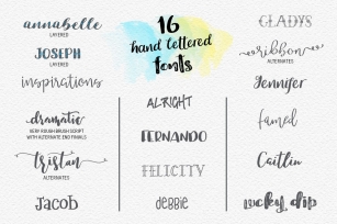 Handlettered Font Bundle - 50% OFF Font Download