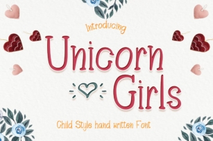 Unicorn Girls Font Download