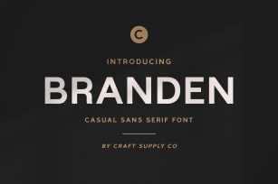 Branden - Casual Sans Serif Font Font Download