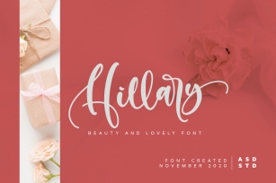 Hillary - Beauty and Lovely Font Font Download
