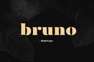 MADE Bruno Font Download