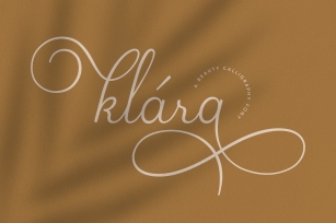 Klara | Beauty Calligraphy Font Font Download