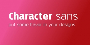 Character Sans Font Download