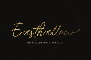 Easthallow Handwritten Font Font Download