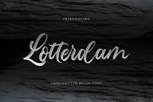 Lotterdam Brush Font Font Download