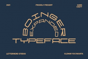 Boinger - Expanded Typeface Font Download