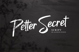 Web Font - Petter Secret Font Download
