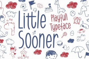 Little Sooner - Playful Typeface Font Download