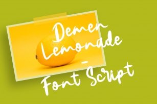 Demen Lemonade v2 Font Download