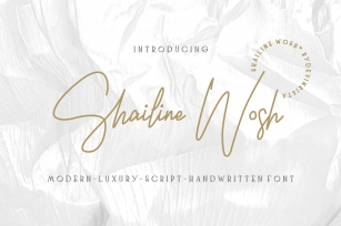 Shailine Wosh Font Download