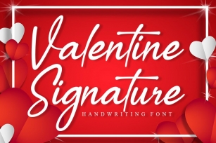 Valentine Signature Font Download