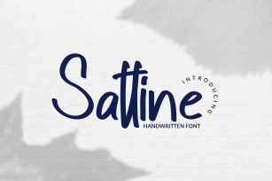 Sattine - Handwritten Lovely Valentines Font Download