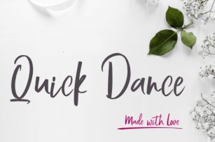 Quick Dance Font Download