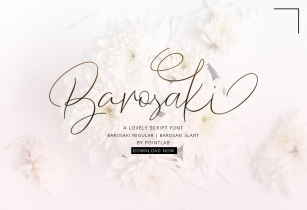 Barosaki Script Font Download