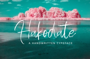 Hakodate - Handbrush Typeface Font Download