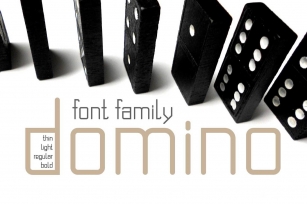Domino font family Font Download