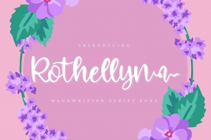 Rothelyn | Handwritten Script Font Font Download