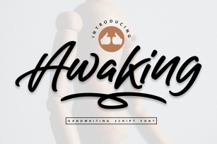 Awaking | Handwriting Script Font Font Download