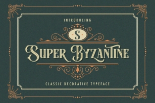 Super Byzantine Font Download