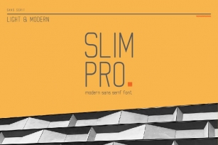Slim Pro light sans serif Font Download