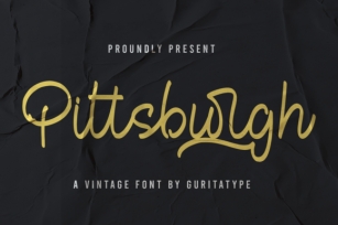 Pitttsburgh Font Download