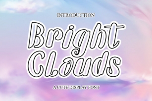 Bright Clouds Font Download