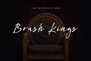 Brush Kings Font Download