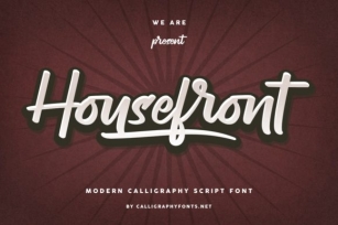 Housefront Font Download