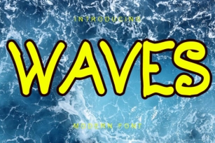 Waves Font Download