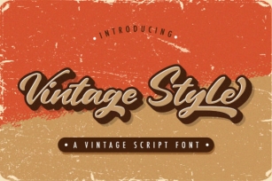 Vintage Style Font Download
