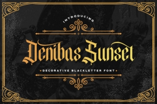 Denibas Sunset Font Download