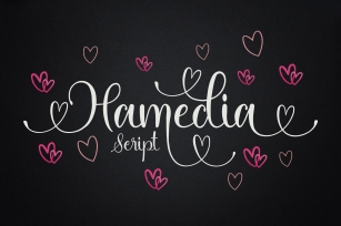 Hamedia Script font Font Download