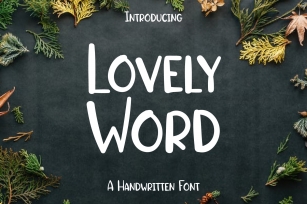 Lovely Word Font Download