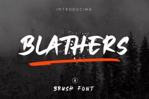WEB FONT | Blathers Brush Font Download