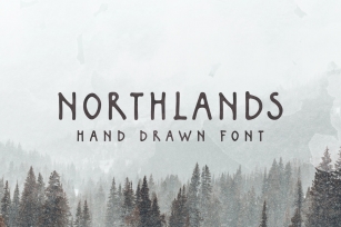 Northlands | Hand Drawn Font Font Download