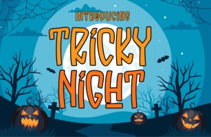 Tricky Night | Helloween Font Font Download