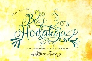 Be Hodakga Modern Script Font Download