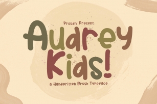 Audrey Kids - Playful Display Font Font Download