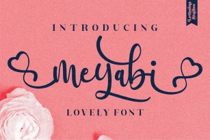 meyabi - Beautiful Lovely Script Font Font Download