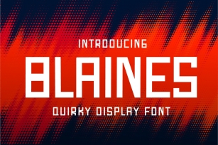 Blaines - Quirky Display Font Font Download