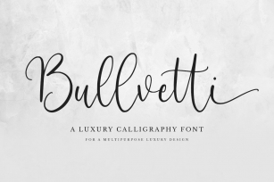 Bullvetti  Elegant Script Font Font Download