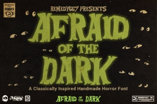 Afraid of the Dark Font Download