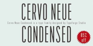 Cervo Neue Condensed Font Download