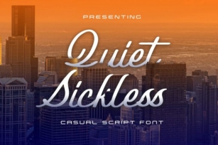 Quiet Sickless Font Download